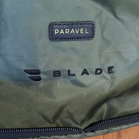 Paravel Blade fold up olive green soft men's toiletry bag travel bag valet - Picture 2 of 7